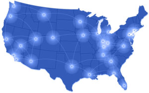 car transport network map